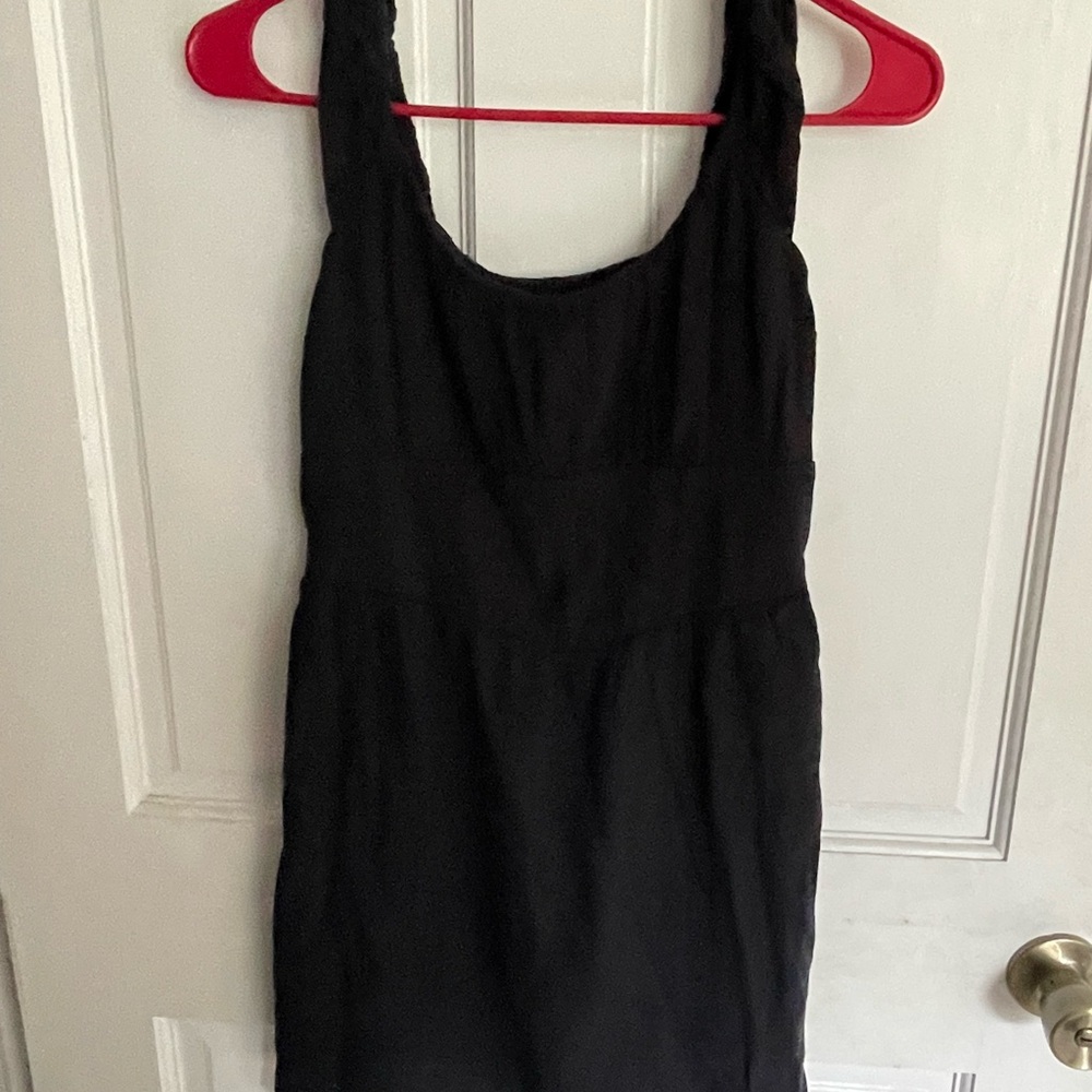 Hollister Black Sleeveless Mini Dress